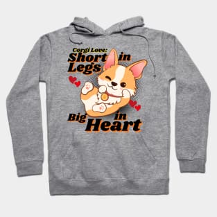 Corgi Love: Short In Legs, Big In Heart Hoodie